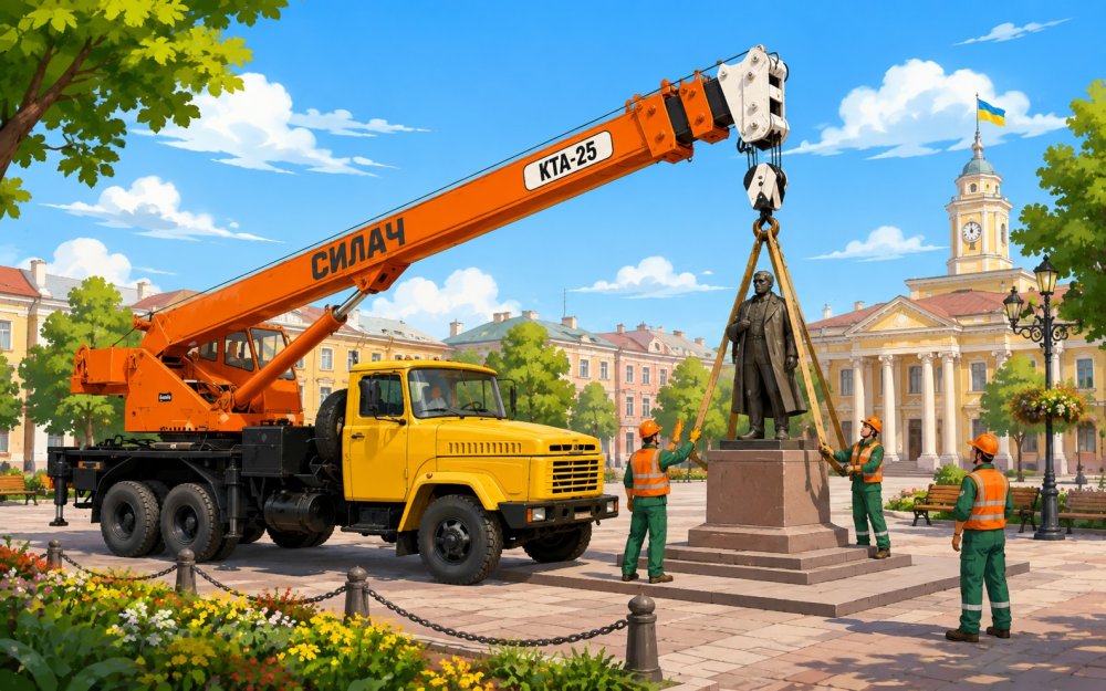 Ландшафтні та спеціальні роботи автокраном